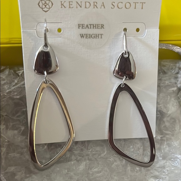 Kendra Scott Silver Earrings - Picture 2 of 3